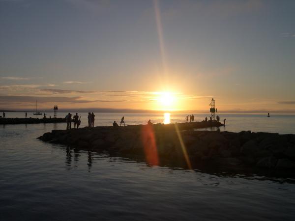 Menempsha Sunset Taken From Sea Trial