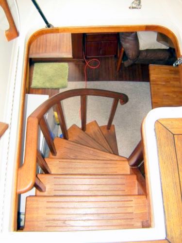 From boat deck to aft lounge