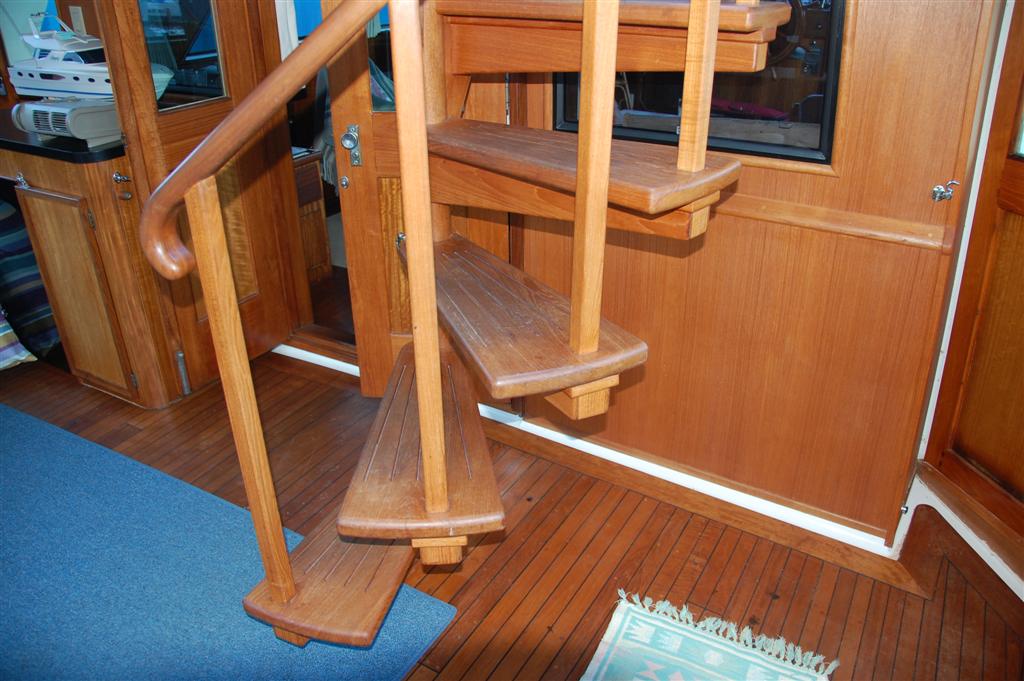 Lounge to boat deck stairs