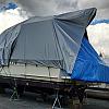 2015 boat covered for winter by lake of the woods