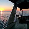 Gulf sunset between Pensacola and Panama City by nautibake
