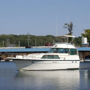 Hatteras Underway...