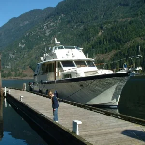At the dock