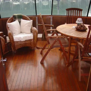 Teak Aft Salon