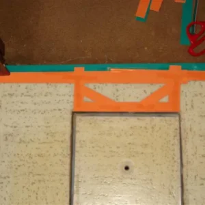 Template showing cutout