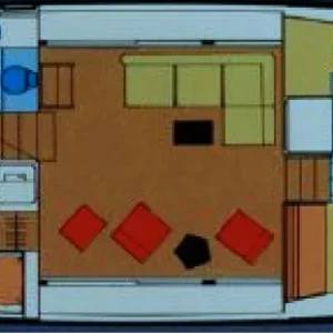 Layout Hatteras 48 MY