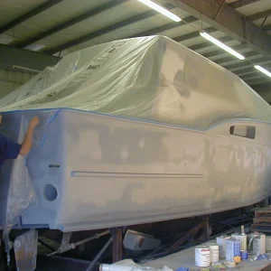boat hull prep