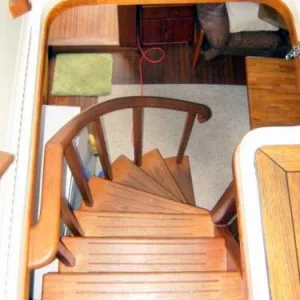 From boat deck to aft lounge