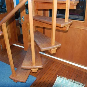 Lounge to boat deck stairs