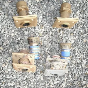 new and old rudder ports