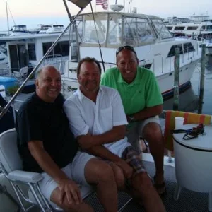 boys on the boat