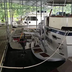 transom davit