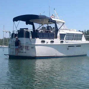 At anchor