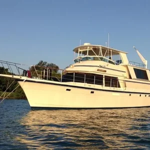 Anchored behind Longboat