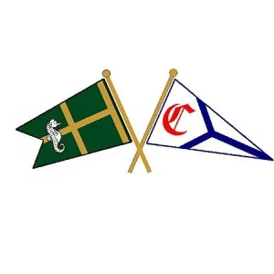crossed flags