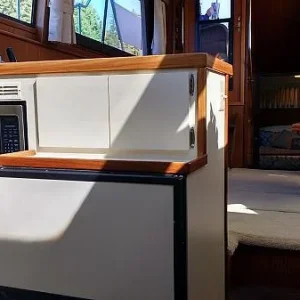 2015 boat galley and salon