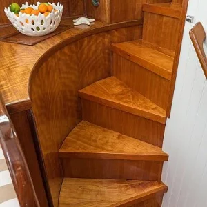 New cherry stairs
