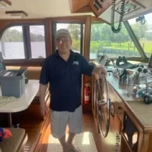 My new boat and me