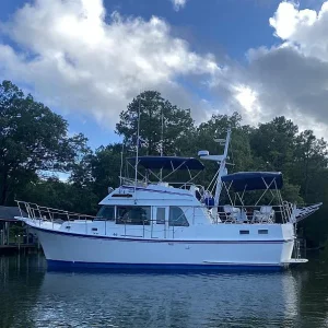 at the dock