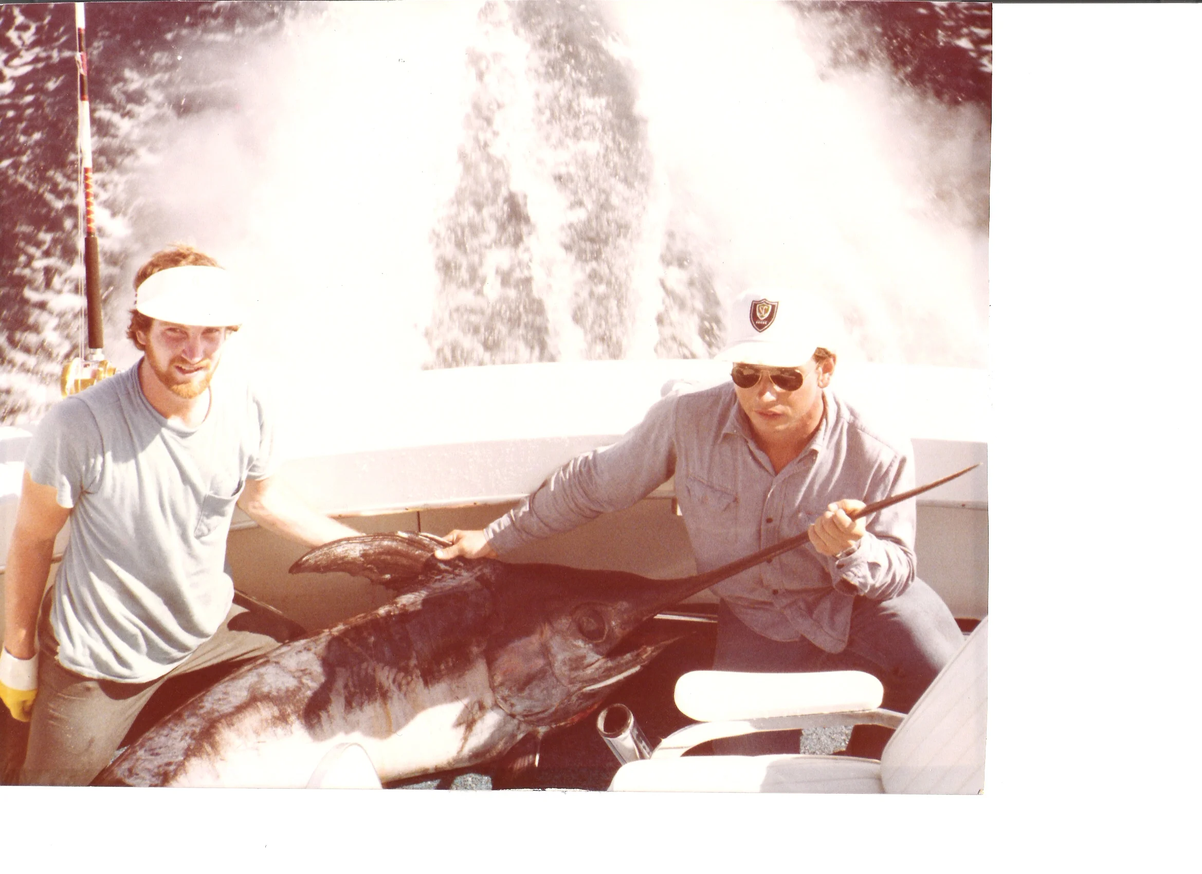 9-1-80 312lb swordfish 1 of 6