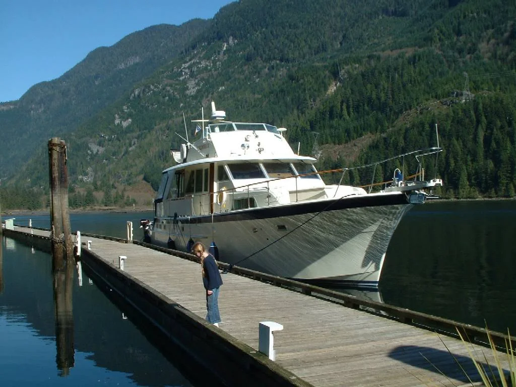 At the dock