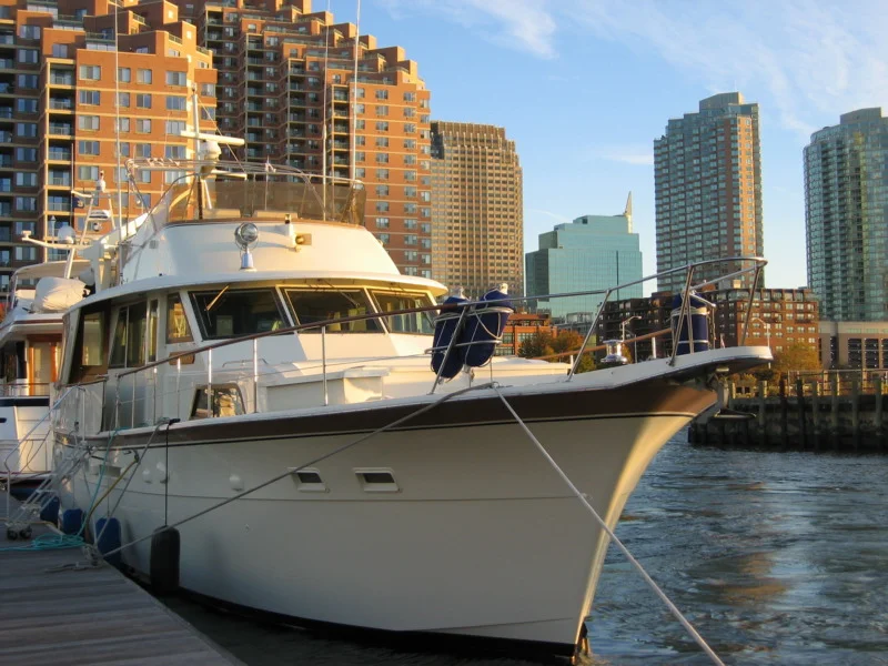 Brigadoon at Liberty Landing Marina NY Harbor