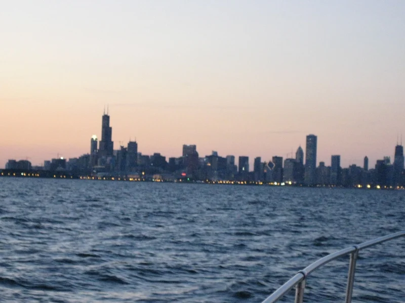 Chicago Skyline at dusk