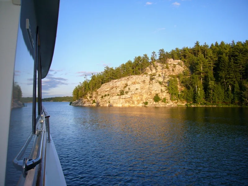 Covered Portage Cove -- North Channel -- Canada