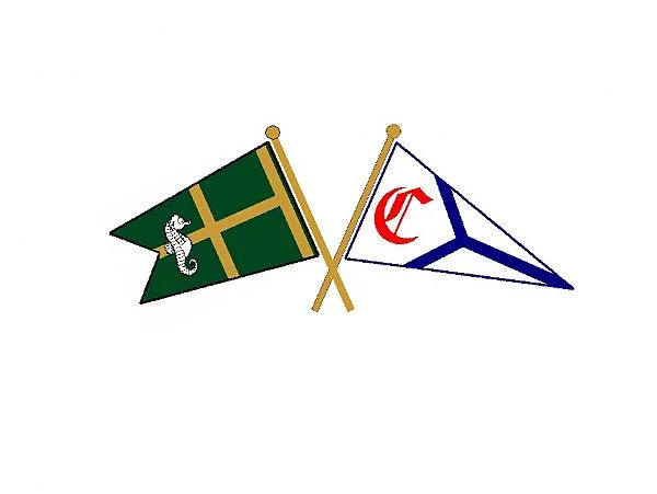 crossed flags