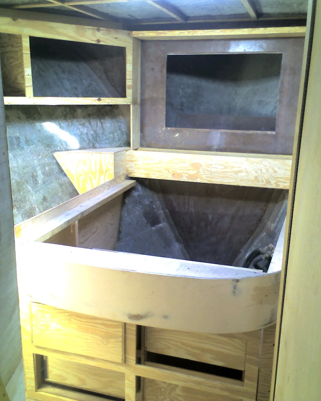 forward stateroom taking shape