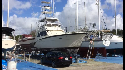 Hauling at Indiantown Marina, Fl 12-15-2015