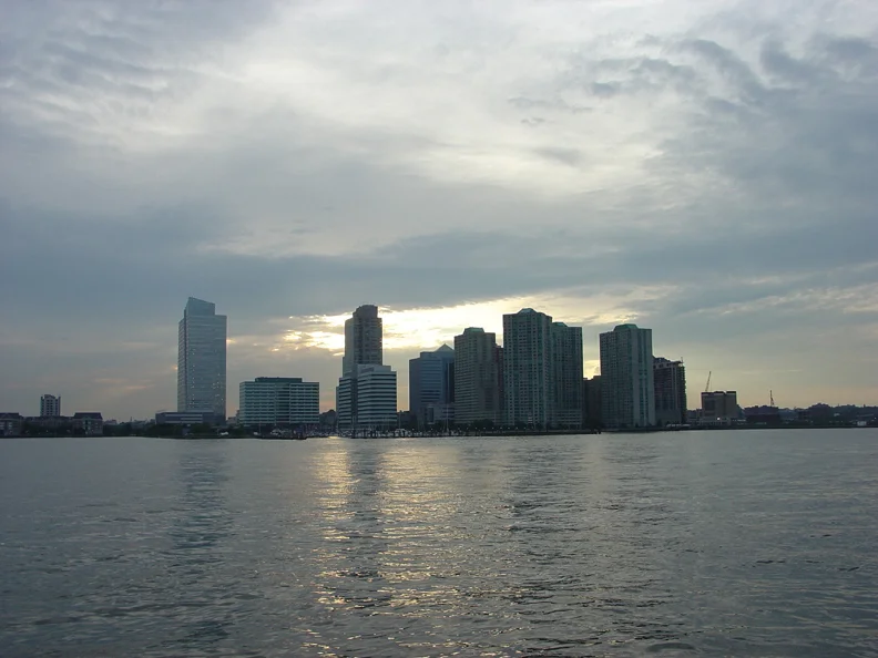 Jersy City near Morris Canal