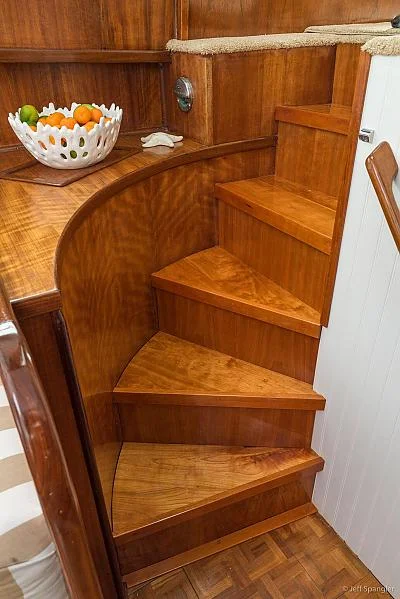 New cherry stairs