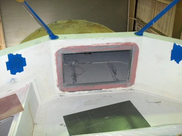 Replace flybridge cabinet doors with flush mount
