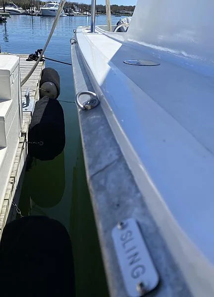 Rub rail fender attachment points Wichard