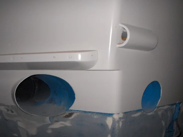 Scupper cover fabricated