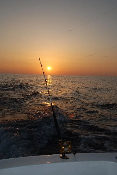 SUNSET AT SEA