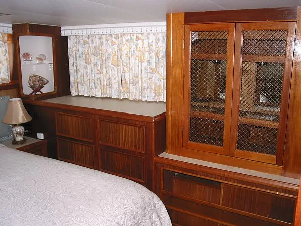Vanity in master converted to cabinet